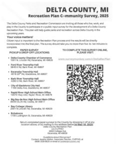 Delta County Recreation Plan Community Survey 2025 details.